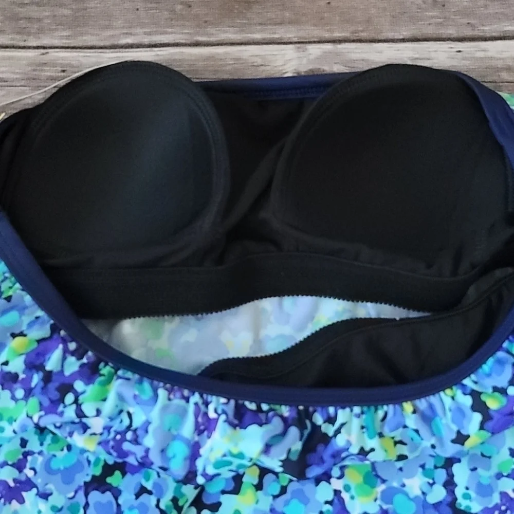 Dippin' Daisy's convertible halter swim set NWT